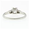 Image 7 : Antique Art Deco Platinum 0.46 ctw Old European VS Diamond Engagement Promise Ri