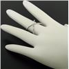 Image 4 : NEW w/o Tag 14k Solid White Gold Simple X Ex Cross Petite Band Ring