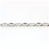 Image 6 : Antique Art Deco 18k Gold 1.10 ctw European Diamond & Syn. Sapphire Line Bracele