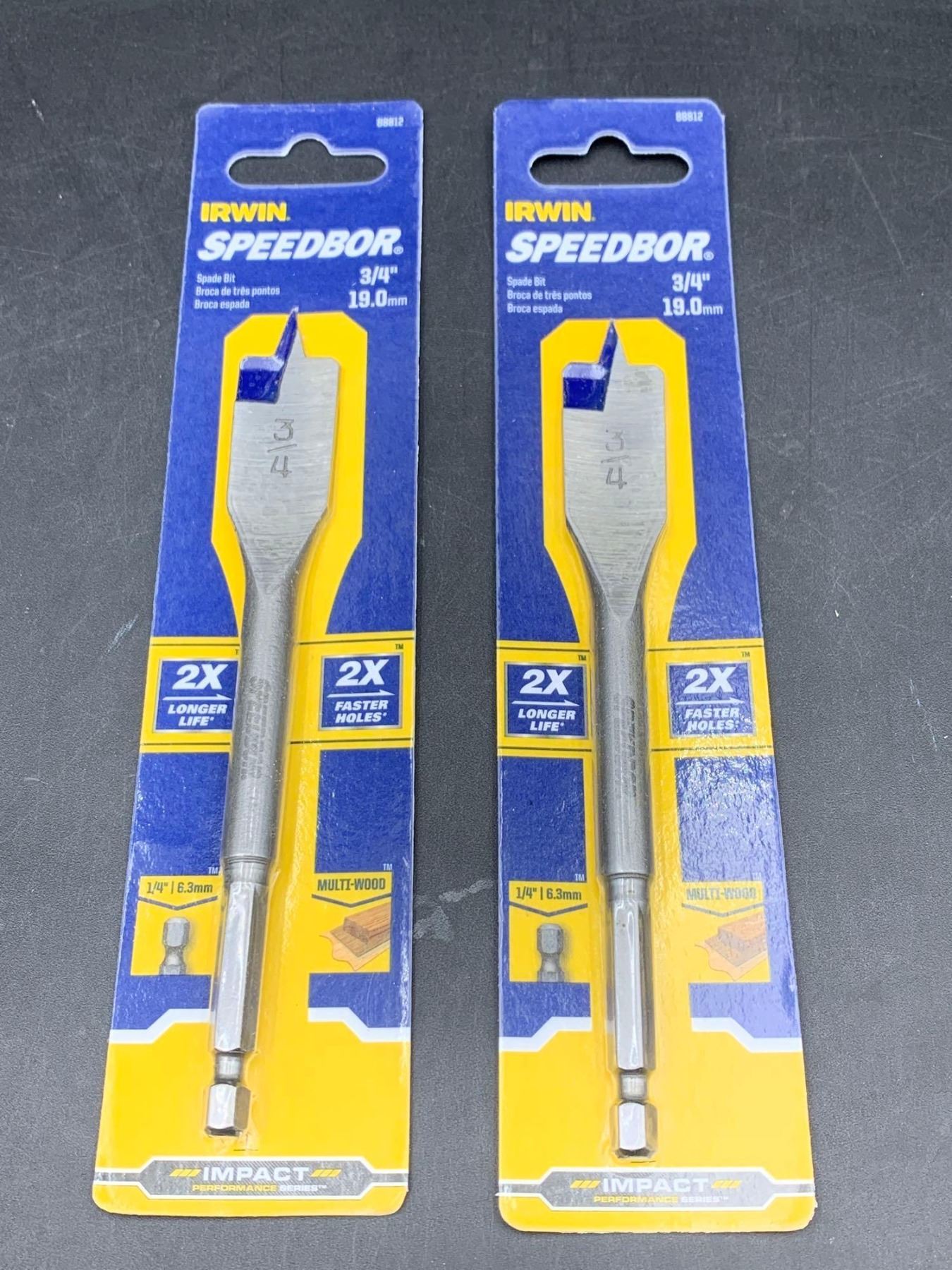 Irwin Speedbor Spade Bit (.75in x 2)