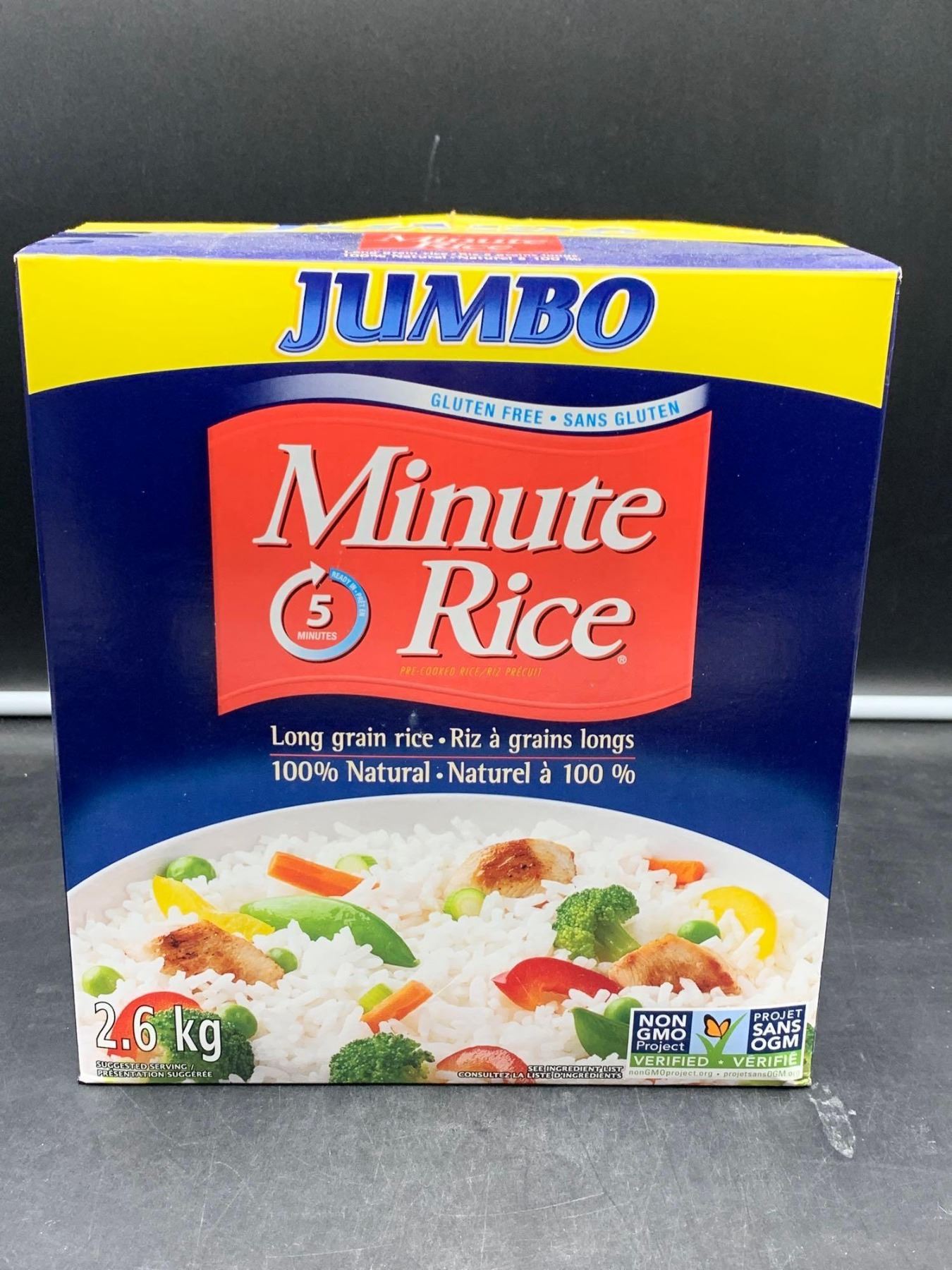 Jumbo Minute Rice-Long Grain Rice (2.6kg)