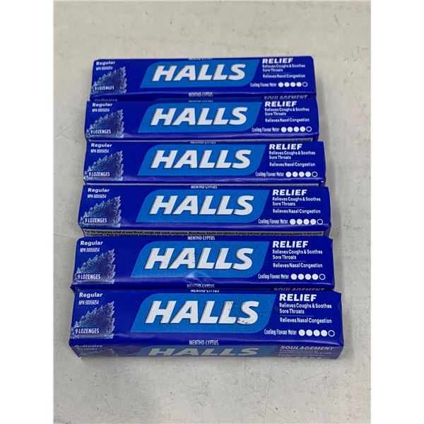 Halls Relief Lozenges (6 x 9)