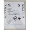 Image 6 : Natural Amethyst 24 Carat Oval Cut Solitaire Serpent ring with certificate valued $1200.00