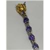 Image 2 : Tanzanite 5.88 Carat Gemstone Earrings with certificate valued $800.00