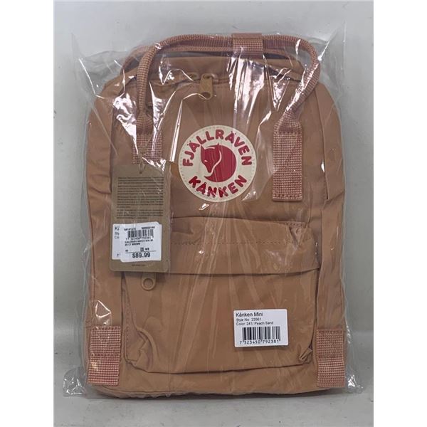 NEW Fjallraven Kanken Mini Backpack Peach Sand