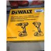 Image 2 : NEW DeWalt Drill / Driver / Impact Driver Combo Kit 20V Includes 2 Batteries