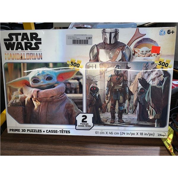 Star Wars Mandalorian 2pack x 500 Prime 3D Puzzles