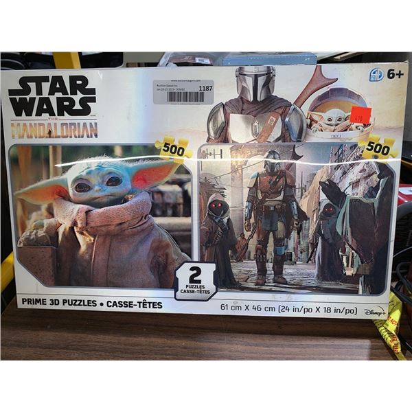 Star Wars Mandalorian 2pack x 500 Prime 3D Puzzles