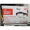 Image 1 : Project Source Flushmount Ceiling Fixtures - Package of 2