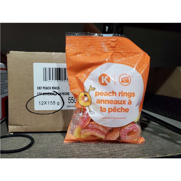 Circle K Peach Rings 12x155g