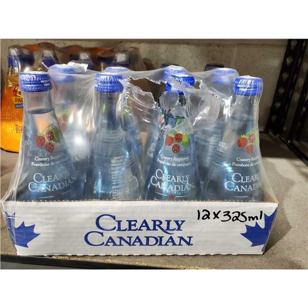 Clearly Canadian Country Raspberry Sparkling Water 12x325ml