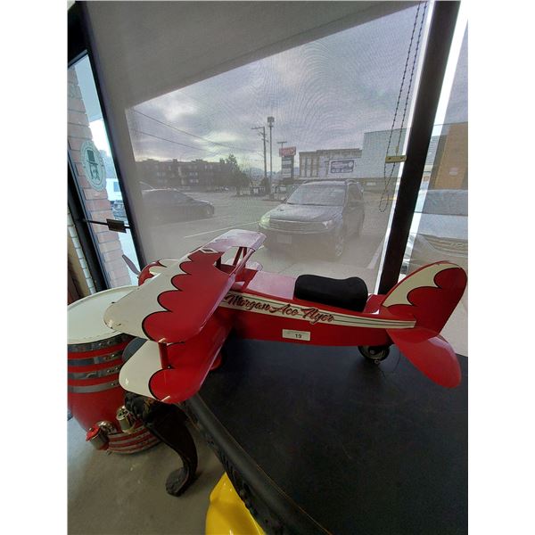 PRESSED STEEL RIDE ON PLANE-MORGAN ACE FLYER