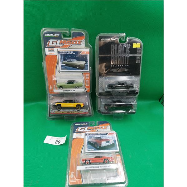 SET OF FIVE GM GREENLIGHT DIE CAST CARS