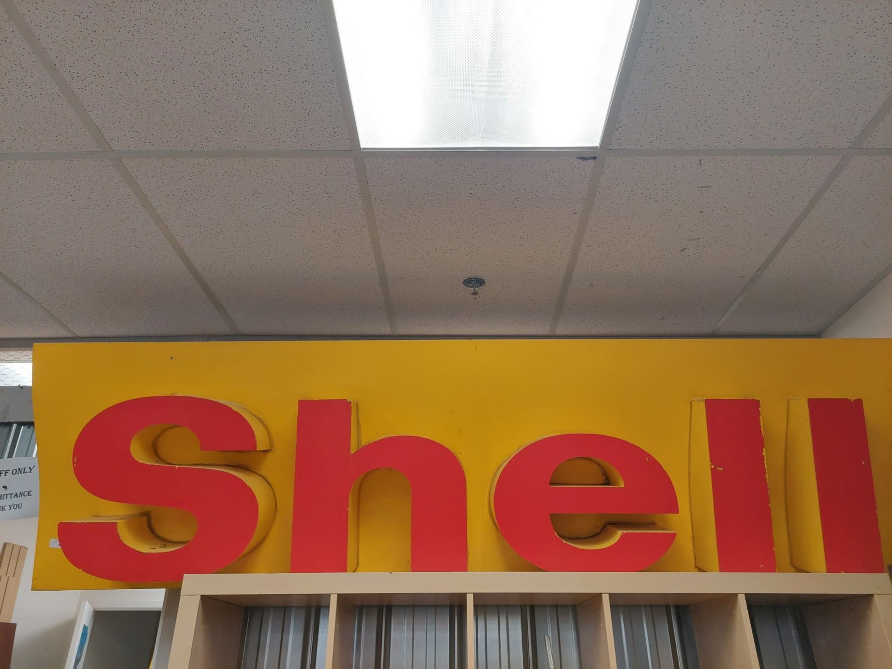 GIANT SHELL GAS STATION SIGN giant-shell-gas-station-sign