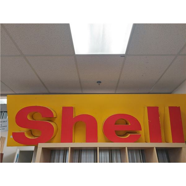 GIANT SHELL GAS STATION SIGN