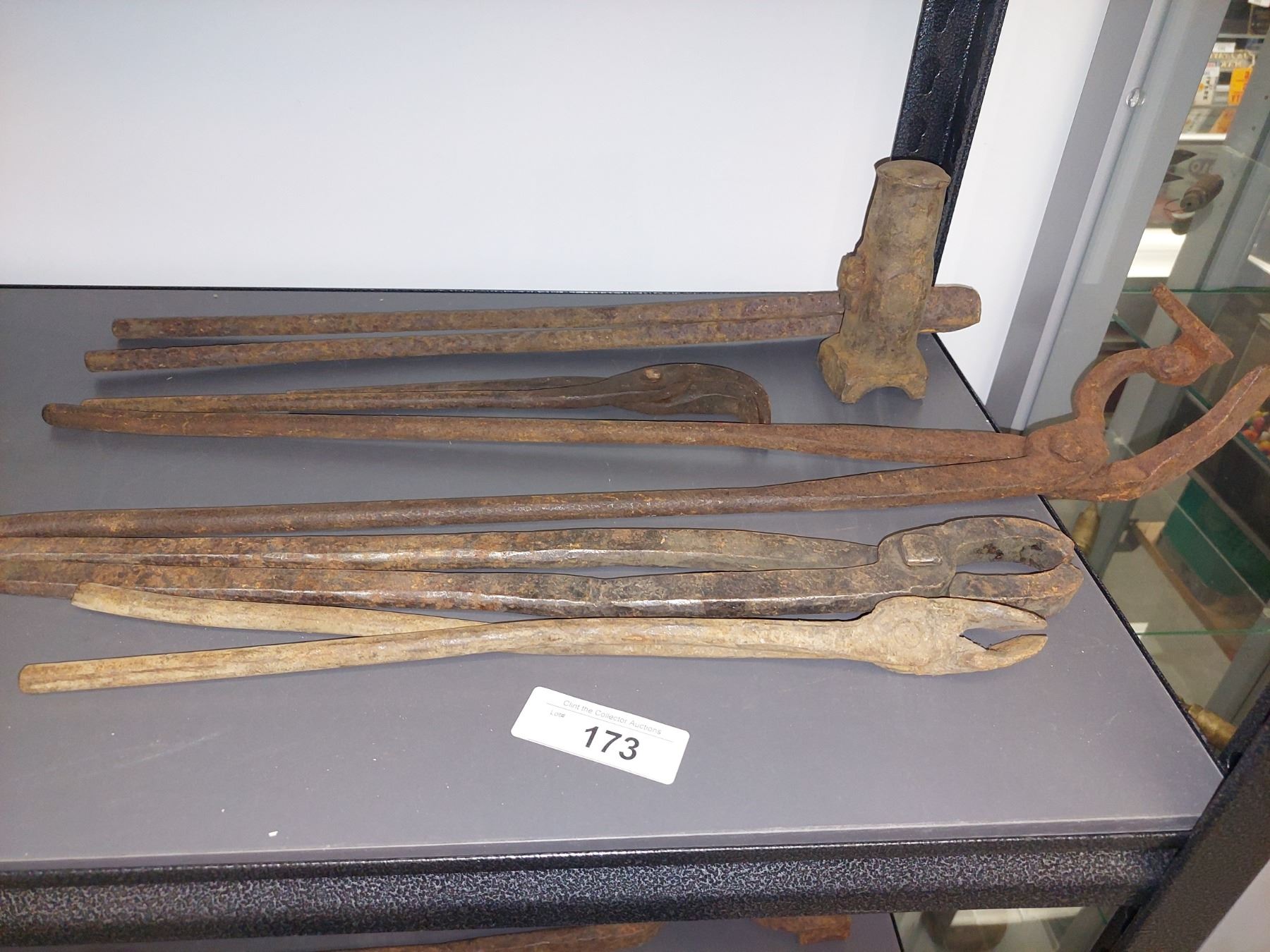 Antique Blacksmithing Tools