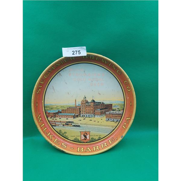 ANTIQUE BEER TRAY "STEGMAIER BREWING CO."