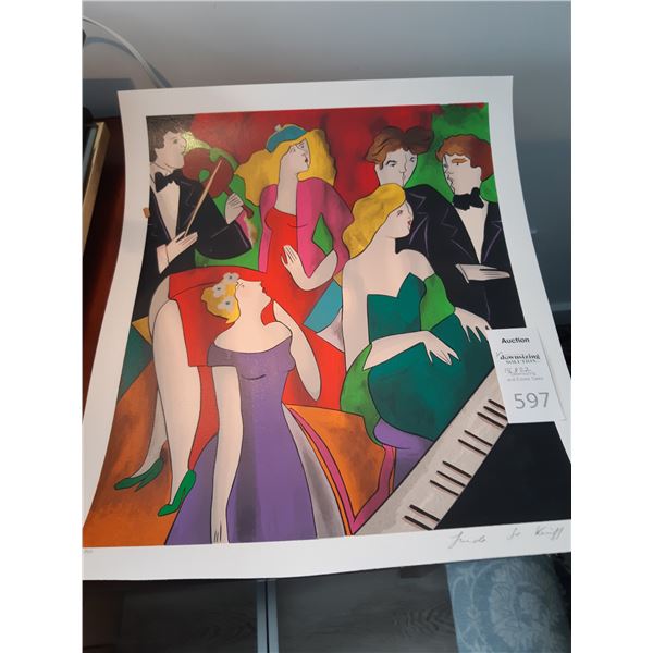 Numbered & Signed Art Cat A