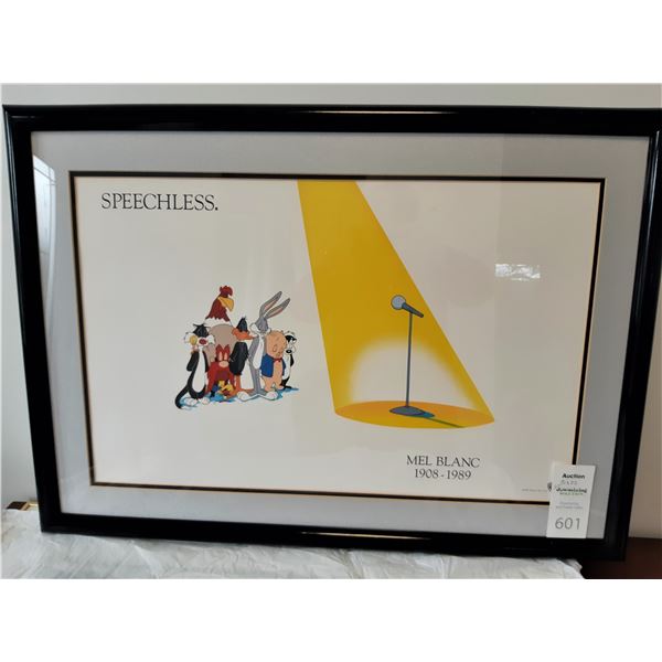 Framed Speechless Cat A