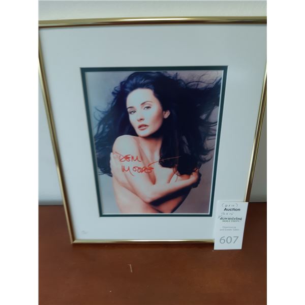 Signed Photo Demi Moore Cat A