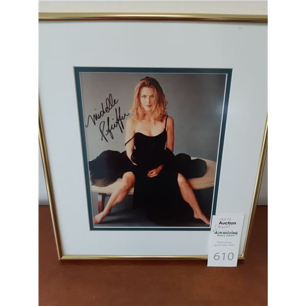 Signed Michelle Pfeiffer Cat A
