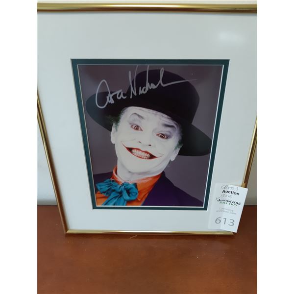 Signed Jack Nicolson Cat A