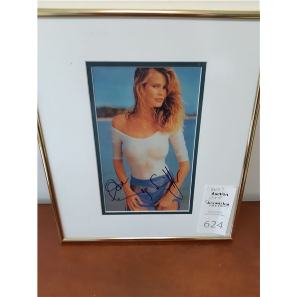 Signed Claudia Shiffer Photo Cat A