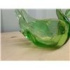 Image 4 : Green Glass Swan Dish Cat A