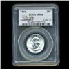 Image 3 : 1941 Washington 25c Quarter Coin Graded PCGS MS66 (COI-5287)