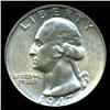 Image 1 : 1947 Washington 25c Quarter Coin Graded PCGS MS65 (COI-5308)
