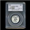 Image 3 : 1949 Washington 25c Quarter Coin Graded PCGS MS65 (COI-5311)