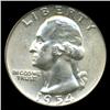 Image 1 : 1954 Washington 25c Quarter Coin Graded PCGS MS65 (COI-5327)
