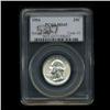 Image 3 : 1954 Washington 25c Quarter Coin Graded PCGS MS65 (COI-5327)