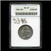 Image 3 : 1958 Washington 25c Quarter Coin Graded ANACS MS67 Great Toning (COI-5345)