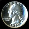 Image 1 : 1962 Washington 25c Proof Quarter Coin Graded PR69 DCAM (COI-5362)