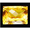 Image 1 : 33.95ct  Octagon Checker Cut Orange Yellow Citrine (GEM-14860)