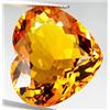 Image 1 : 30.78ct Gleaming  Heart Cut Orange Citrine (GEM-16480)