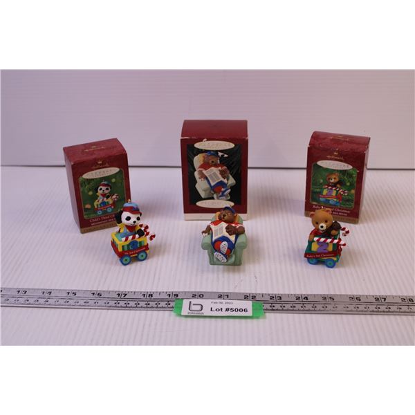 (3) Christmas Ornaments (NIB)