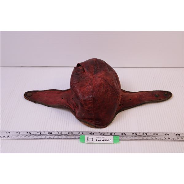 Vintage Child's Leather Cap