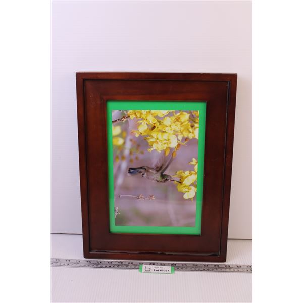 Framed Hummingbird Picture