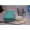Image 2 : (5) Pampered Chef Mini Bowls w/ Lids +(6) Pieces of Tupperware