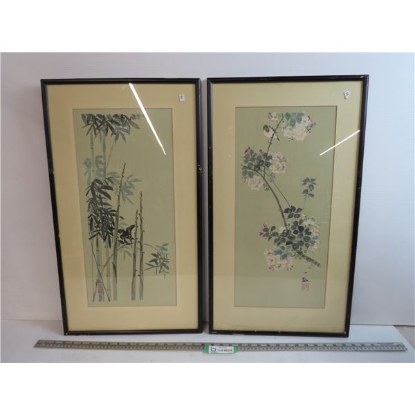 (2) Framed Prints (15 1/2" x 27 1/2")