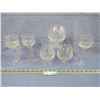 (6) Crystal Glasses
