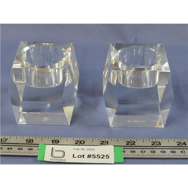 Rosenthal Crystal Candle Holders