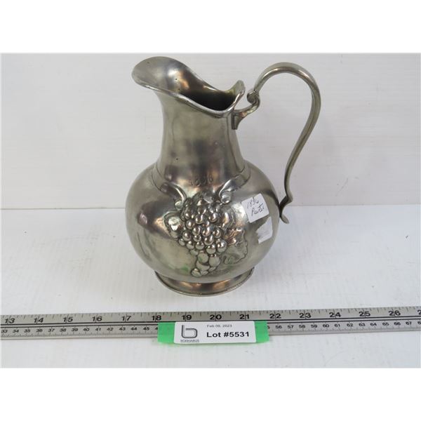 Pewter Pitcher (Made in Belgian - dated 1836)
