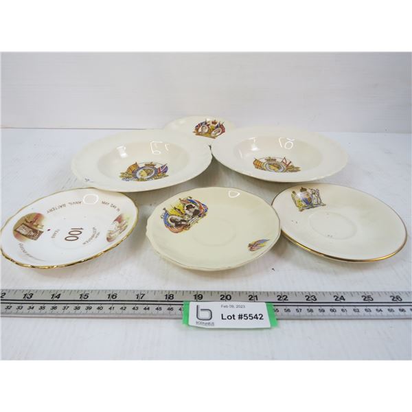 Royalty Souvenir Dishes