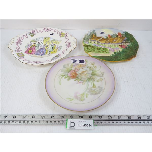 Royal Rudolstadt Hand Painted Plate - (2) Decorative Plates