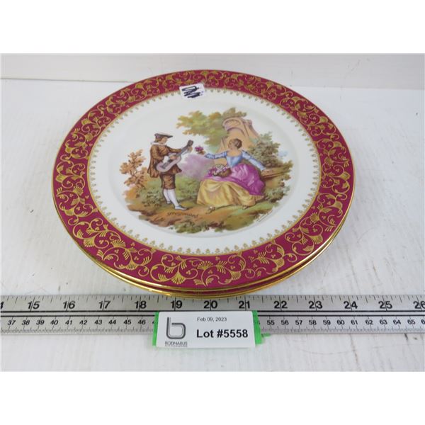 (3) Limoges France Plates