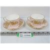 Image 1 : (2) Aynsley Tea Cups & Saucers