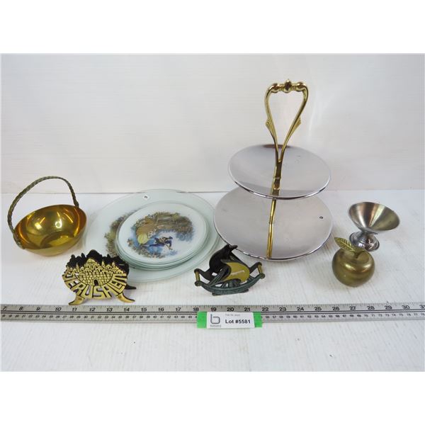 Glass Plates - Pastry Tree - Assorted Items
